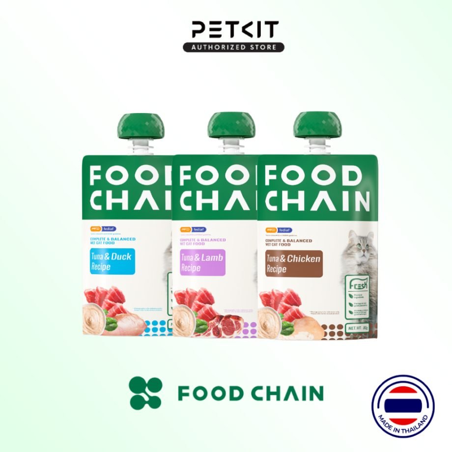 FOOD CHAIN Complete & Balanced Cat Wet Food Pouch