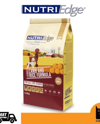 NutriEdge Lamb & Rice 3kg - Dog Food