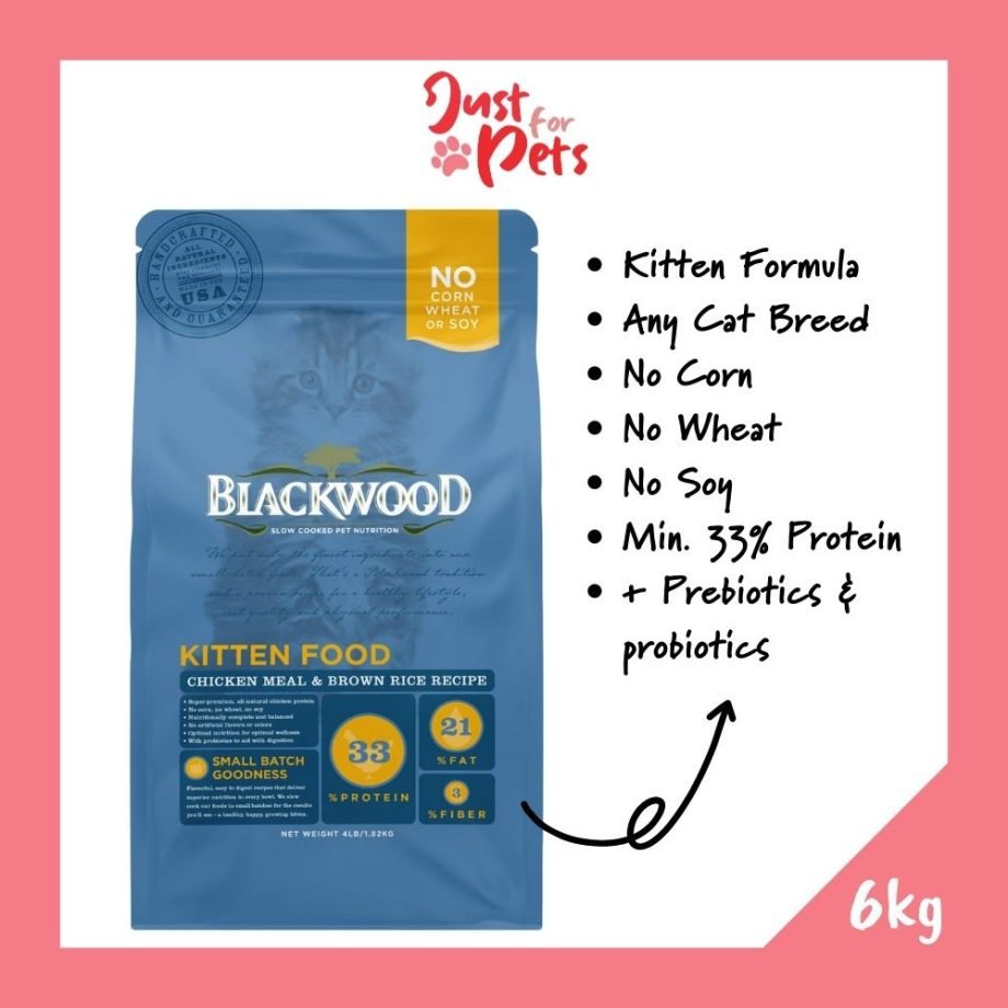 Blackwood 6kg Dry Cat Food