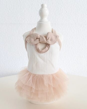 Milk Tea Dress Pet Dress for Small Dogs